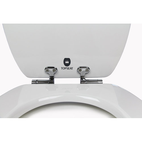 Topseat Elongated Toilet Seat and Lid & Reviews Wayfair
